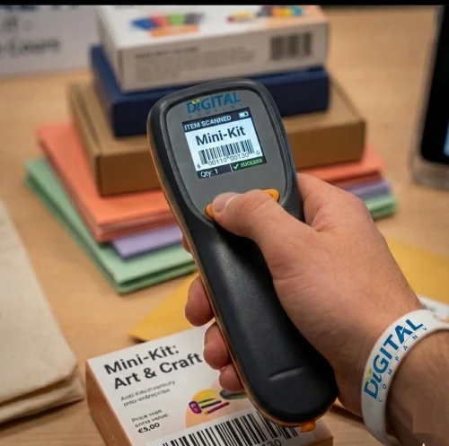 LECTEUR CODE A BARRE SANS FIL MOBILE HC-300R QR  HENEX
