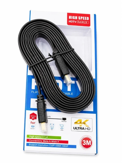 CABLE HDMI 1.5 M / 3 M / 5 M / 10 M PLAT HDTV
