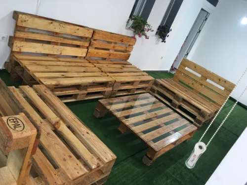 salon de jardin en palette 2