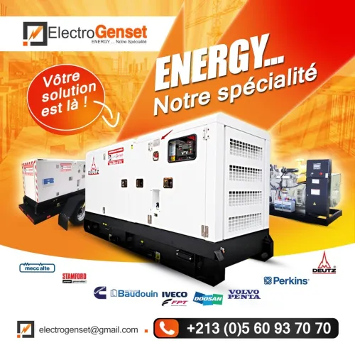 GROUPE ELÉCTROGÉNE DEUTZ 160/176 KVA DISPONIBLE