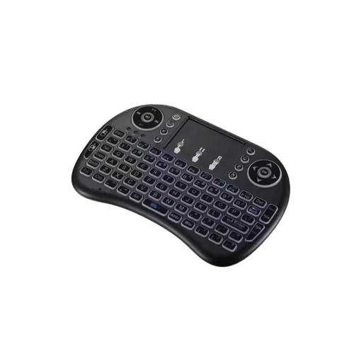 Mini Clavier Ergonomique Sans Fil Avec Touchpad Pour Smart TV