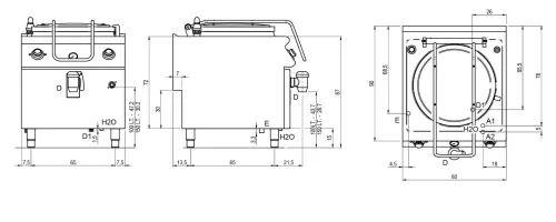 Marmites Electriques 150L virtus Equipement De Grande Cuisine 