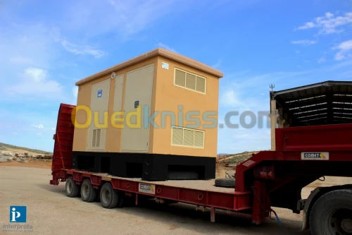 POSTE TRANSFORMATEUR  en béton préfabriqué homologué Sonelgaz 