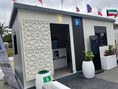 Cabine modulaire  en béton préfabriquée 