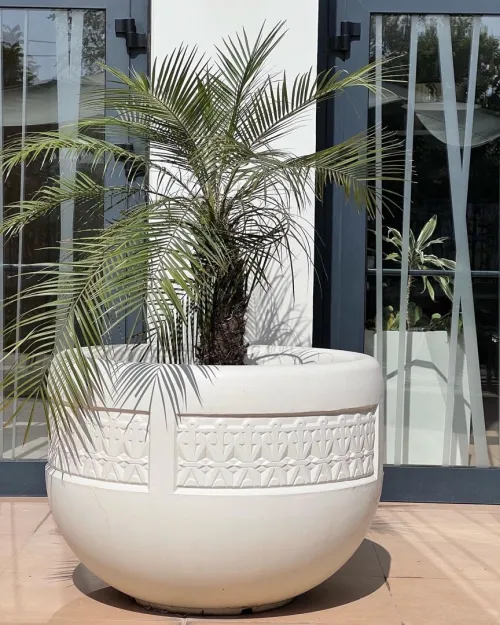 Pots de fleurs en GRC 