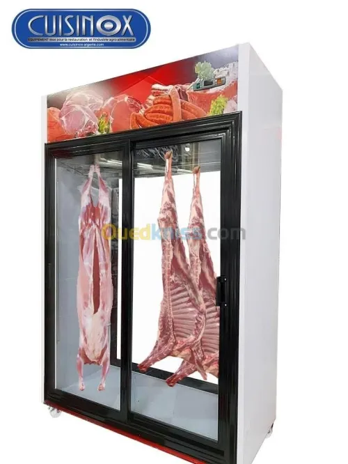 Vitrine boucherie Double Façades cuisinox /  / VITRINES MURAL ET DE BOUCHERIE RÉFRIGÉRÉE