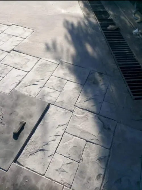 béton imprimé