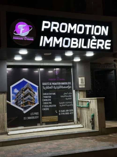 Panneau publicitaire lumineux et non lumineux