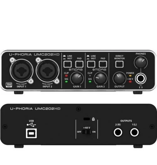 Carte son / Behringer UMC202HD