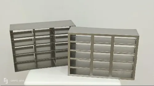 rack (Grille ) en inox  inoxydable pour congélateur ultra basse température , enceinte climatique , Étuve ...