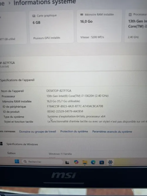 MSI CYBORG 15