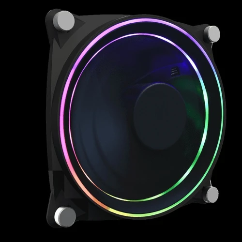 VENTILO GAMEMAX GMX-12-DBB 12CM BK/WT ARGB