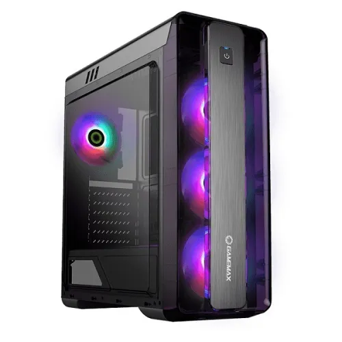 BOITIER GAMEMAX MOONLIGHT FRGB BK