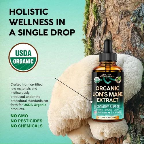 Lion's Mane - Extrait Liquide BIO - Made in USA