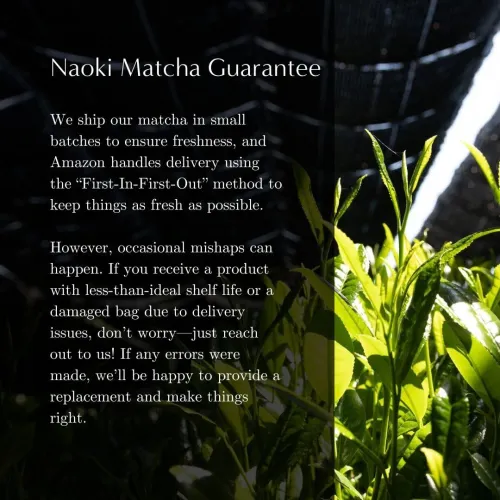 Naoki Thé Vert Matcha Cérémonial En Poudre De Qualité Supérieure 100g