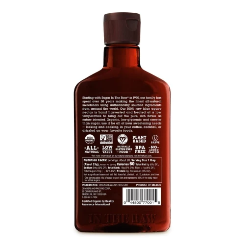 Nectar d'agave 100% Bio