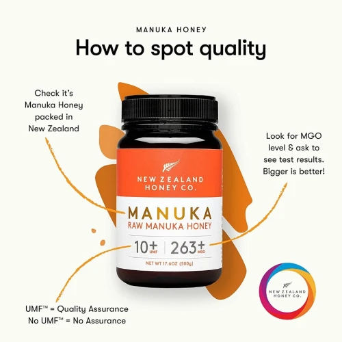 Miel De Manuka AUTHENTIQUE MGO263+