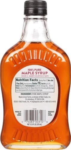 Sirop d'érable 100% Pur Grade A