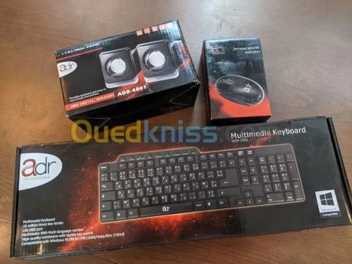 Pack Combo PROMO clavier+souris+ baffle ADR 