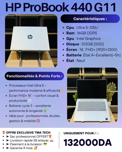 HP ProBook 440 G11 Ultra 5-125U 16/512