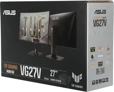 ECRAN ASUS 27" VG27VQM INCURVE 1Ms 240Hz FHD 2xHDMI 2.0/2xUSB 3.2/1xDiplayPort 1.2