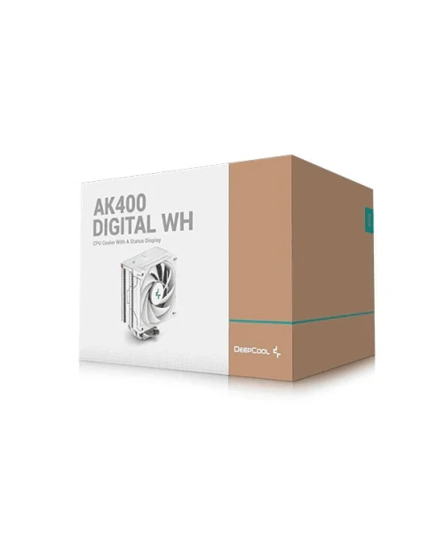  VENTILO DEEPCOOL AK400 DIGITAL WHITE