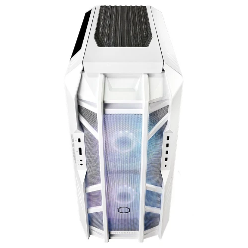 COOLER MASTER HAF 700 - BOÎTIER GRAND TOUR - 5 FAN INCLUS - VERRE TREMPÉ - HUB ARGB 5 PORTS - BLANC