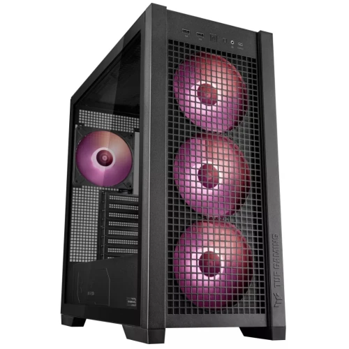 ASUS TUF GAMING GT302 ARGB - ATX MID-TOWER - 4 FANS ARGB 140MM PWM - AIRFLOW MESH - VERRE TREMPÉ - TYPE-C - BLACK