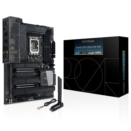 ASUS PROART Z790-CREATOR WIFI - CARTE MÈRE ATX SOCKET LGA1700 - 4X DDR5 - M.2 PCIe 4.0 - PCI-EXPRESS 5.0 X16 - WIFI 6E - BLUETOOTH 5.3