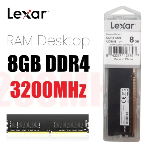 RAM 8GB DDR4 3200MHz Lexar pour Desktop