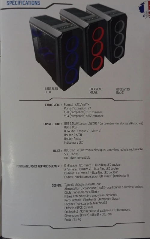 PC Gamer + écran + baffle + clavier/souris 