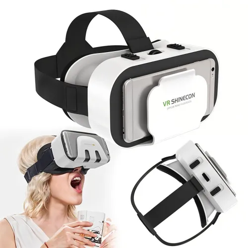 Casque VR Réglables pour jeux et films mobiles  نظارات الواقع الإفتراضي للهاتف