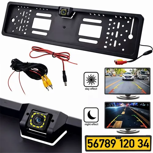 Plaque d'immatriculation caméra de Recul 4led