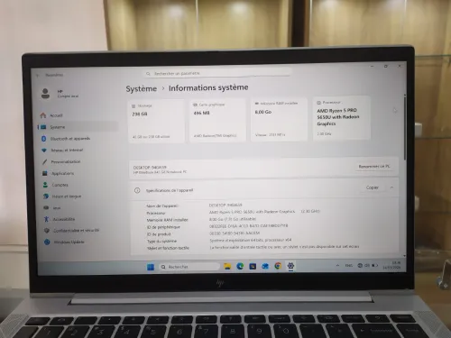 HP Elitebook 845 G8 Ryzen 5 5650U 8/256 SSD FHD Magasin