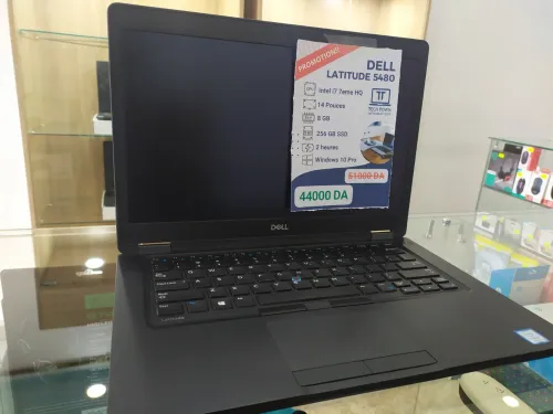 Dell Latitude 5480 I5 7eme 8Gb Ram / 256Gb NVME 14 Pouces FHD Vente En Magasin