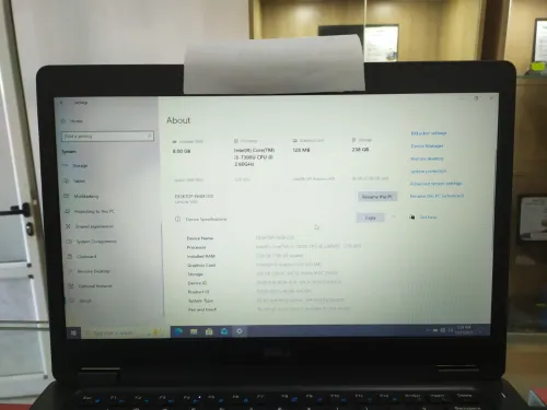 PC Laptop Dell Latitude 5480 i5 7eme 8g Ram 256g SSD Ecran 14 pouces Vente En Magasin