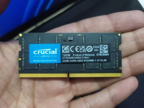 Ram Crucial SODIMM 32gb 4800Mhz Haute Performance R2x8 Vente en magasin