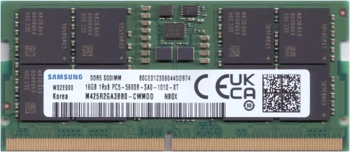 Ram Samsung ddr5 16gb 5600mhz. Laptop.