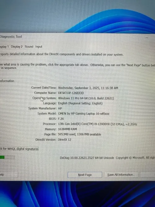 Hp Omen gaming i9-13900hx. Rtx 4060