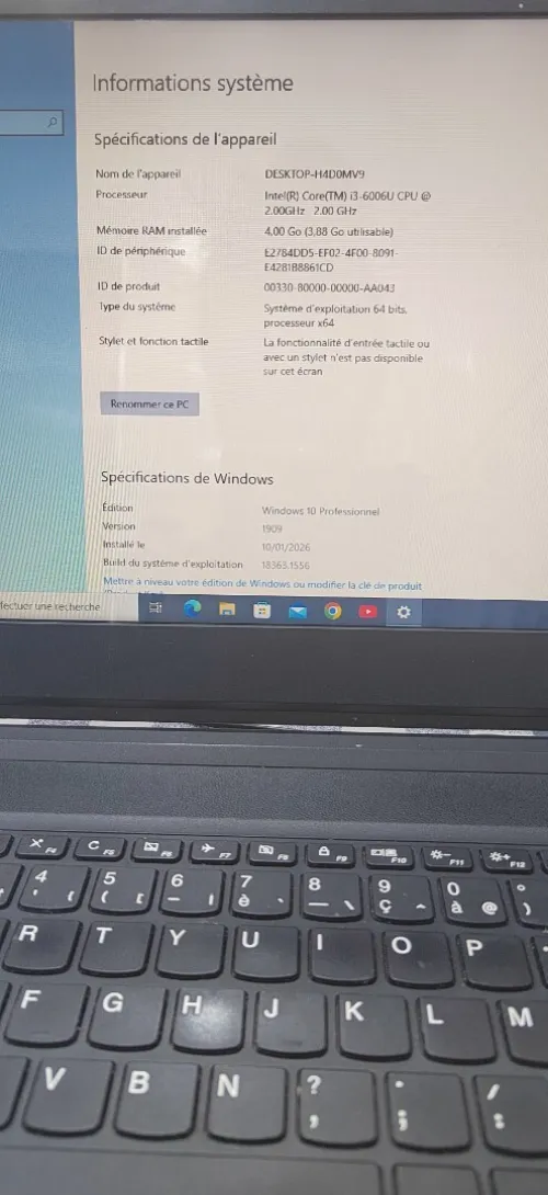 Pc portable lenovo