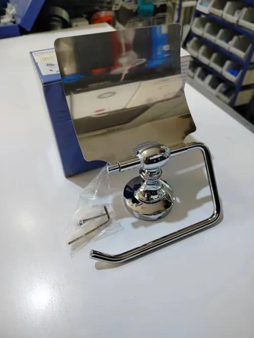 Porte papier hygiénique en inox