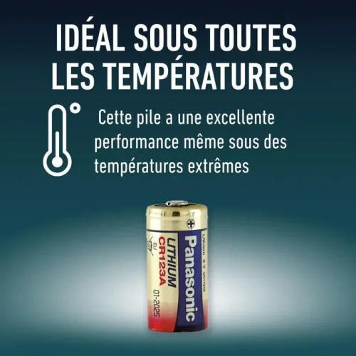 Panasonic CR123 PILE 3V lithium