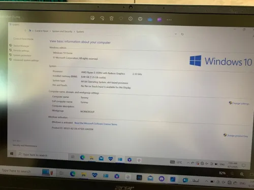 ACER SWIFT 3 RYZEN 5 