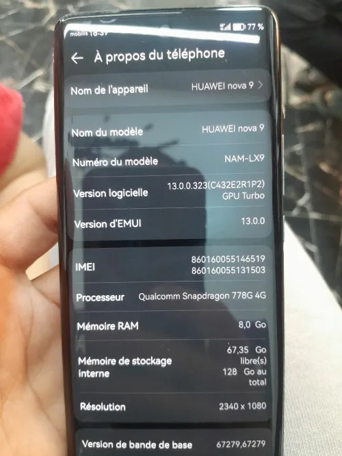 HUAWEI Nova 9