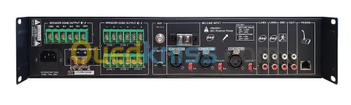 Ampli préamplificateurs 6 Zones avec sources audio Tuner, USB et Bluetooth 