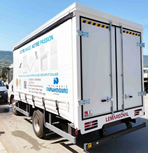 fabrication de plateaux à bâche coulissante (maraichers) sur camion (TIRSAM, RENAULT, JMC, JAC...)