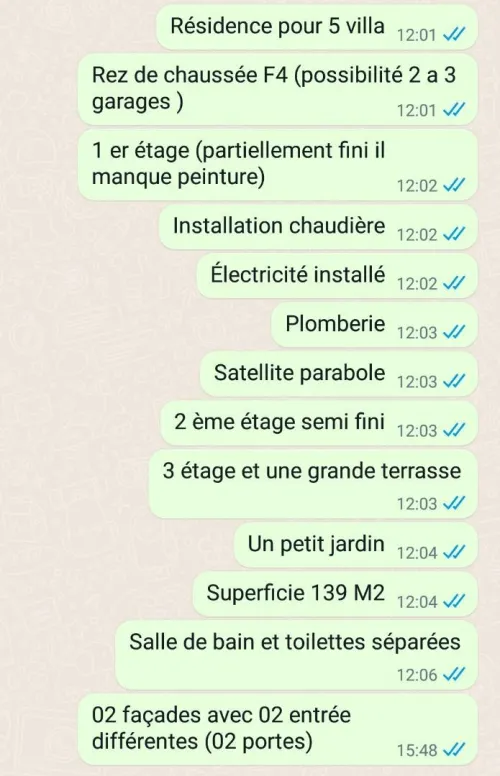 Vente Villa Alger Bordj el kiffan