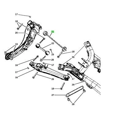 BRAS SUSPENSION AR JEEP COMPASS PATRIOT DODGE CALIBER 4X2 - 4X4