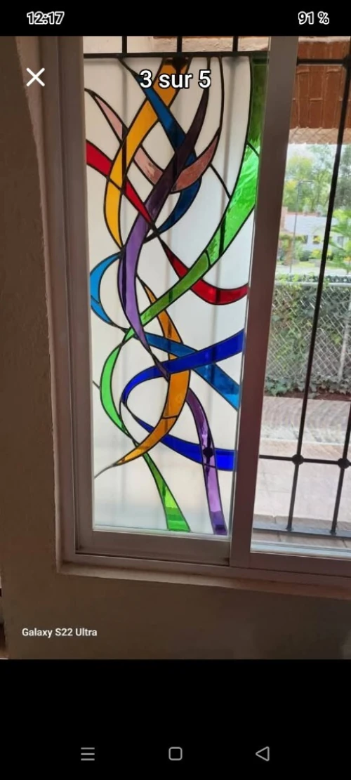 Verre décoratif