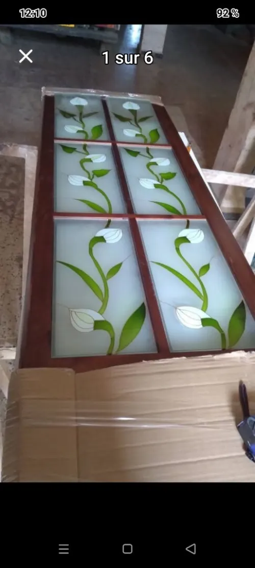 Décoration sur verre